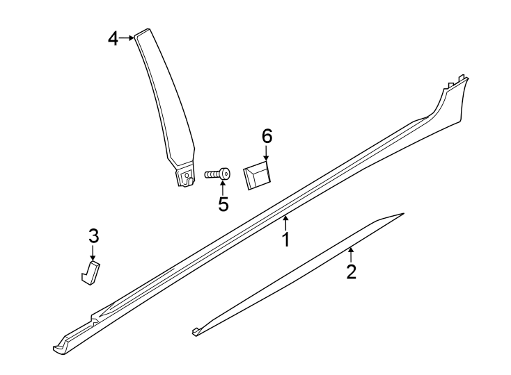 1Pillars. Rocker & floor. Exterior trim.https://images.simplepart.com/images/parts/motor/fullsize/1333595.png