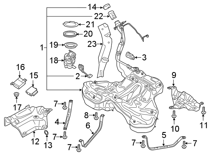 19Fuel system components.https://images.simplepart.com/images/parts/motor/fullsize/1333710.png