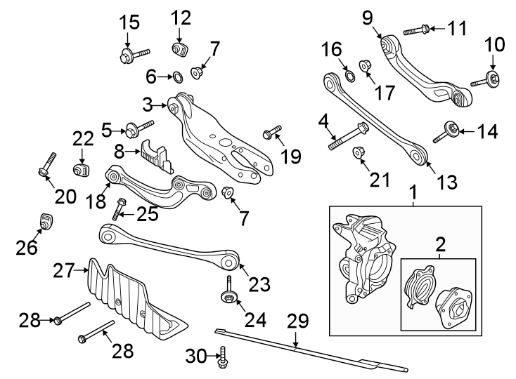 3Rear suspension. Suspension components.https://images.simplepart.com/images/parts/motor/fullsize/1333720.png