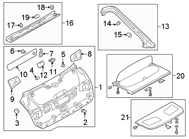 18Lift gate. Interior trim.https://images.simplepart.com/images/parts/motor/fullsize/1333820.png