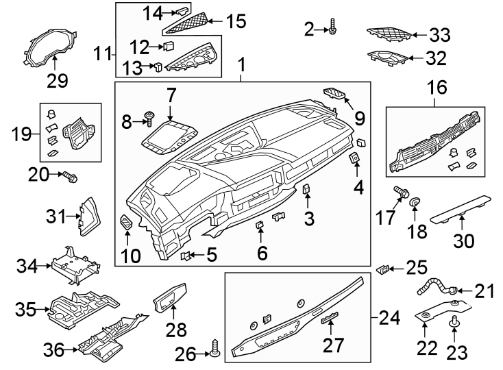 1Instrument panel.https://images.simplepart.com/images/parts/motor/fullsize/1335420.png