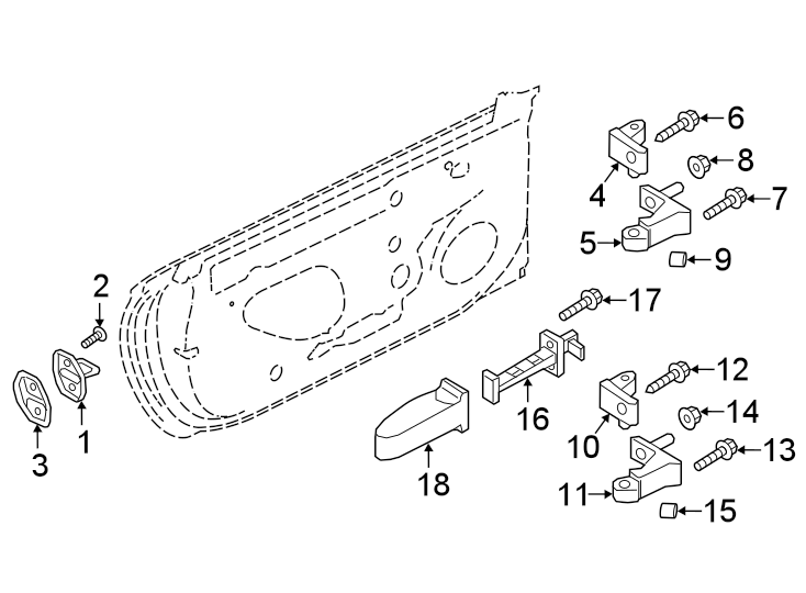 11Front door. Lock & hardware.https://images.simplepart.com/images/parts/motor/fullsize/1335675.png