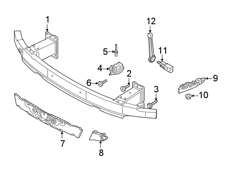 12Front bumper & grille. Bumper cover.https://images.simplepart.com/images/parts/motor/fullsize/1337010.png