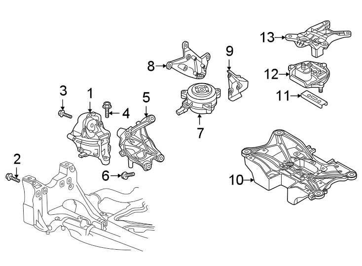 9Engine / transaxle. Engine & TRANS mounting.https://images.simplepart.com/images/parts/motor/fullsize/1337265.png