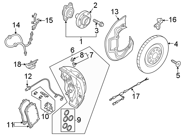 15Front suspension. Brake components.https://images.simplepart.com/images/parts/motor/fullsize/1337310.png