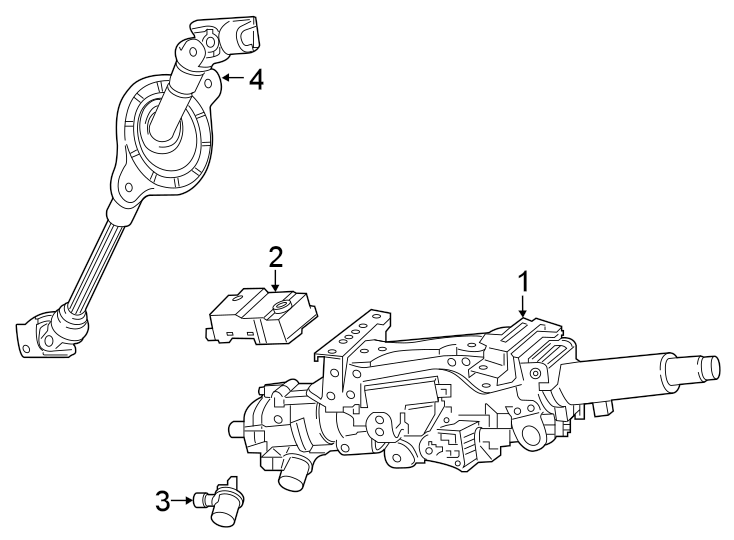 1Steering column assembly.https://images.simplepart.com/images/parts/motor/fullsize/1337345.png