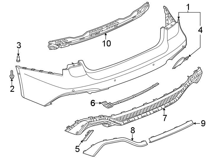 8Rear bumper. Bumper & components.https://images.simplepart.com/images/parts/motor/fullsize/1337845.png