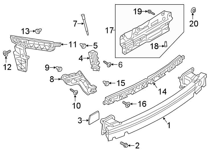 8Rear bumper. Bumper & components.https://images.simplepart.com/images/parts/motor/fullsize/1337850.png