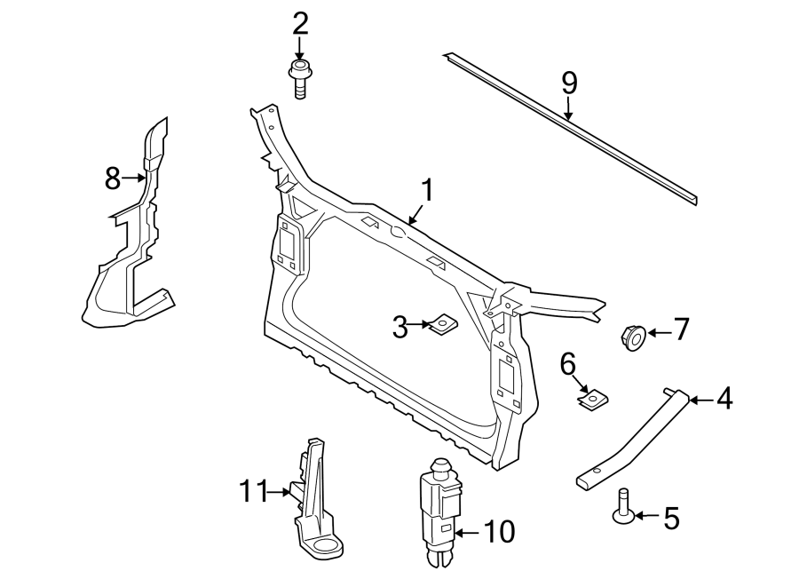 1RADIATOR SUPPORT.https://images.simplepart.com/images/parts/motor/fullsize/1340043.png