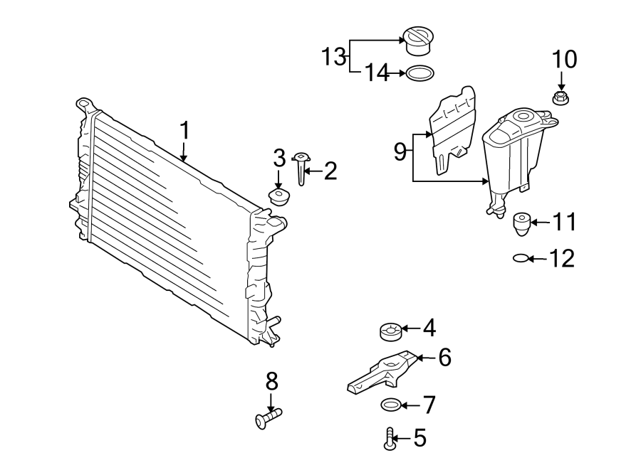 RADIATOR & COMPONENTS.