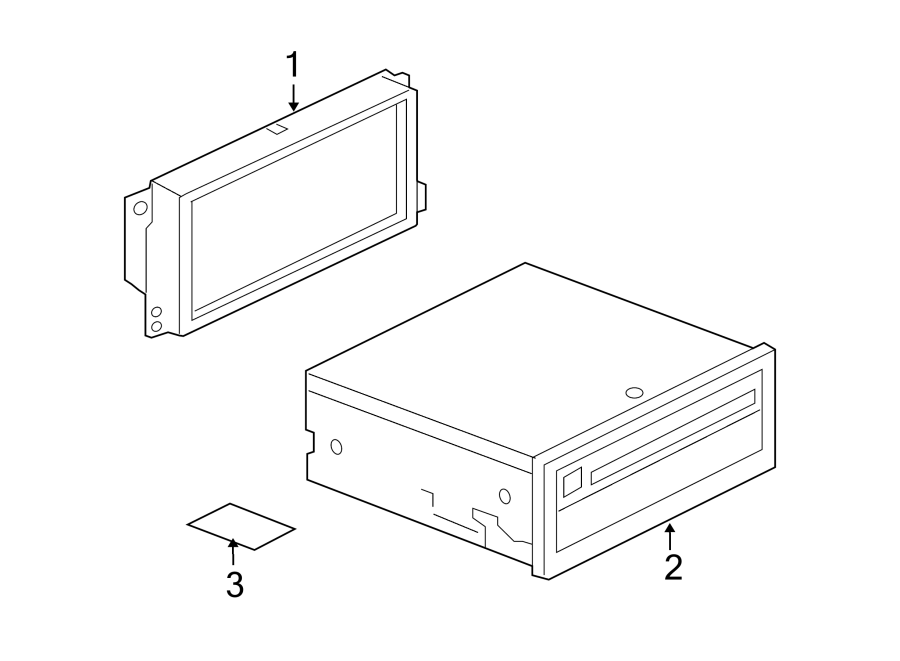 INSTRUMENT PANEL. NAVIGATION SYSTEM COMPONENTS.