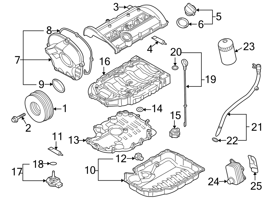 ENGINE / TRANSAXLE. ENGINE PARTS.