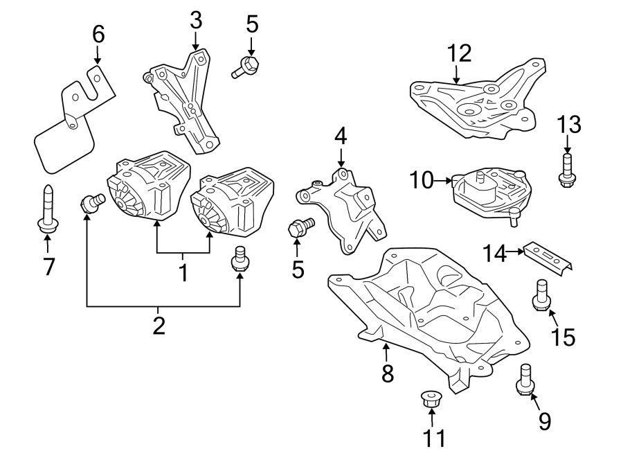 Engine / transaxle. Engine & TRANS mounting.