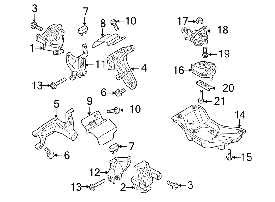 11ENGINE / TRANSAXLE. ENGINE & TRANS MOUNTING.https://images.simplepart.com/images/parts/motor/fullsize/1340304.png