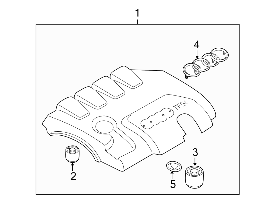 ENGINE / TRANSAXLE. ENGINE APPEARANCE COVER.