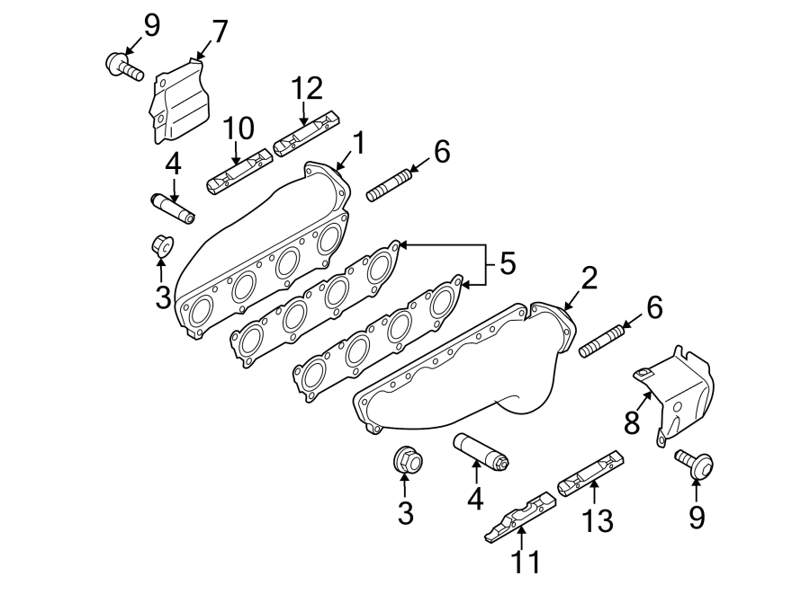 7EXHAUST SYSTEM. MANIFOLD.https://images.simplepart.com/images/parts/motor/fullsize/1340360.png