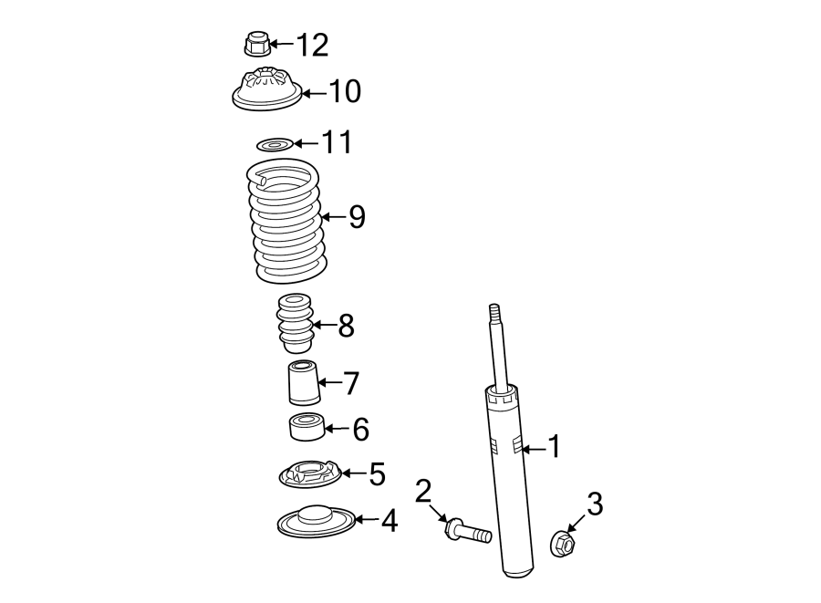 FRONT SUSPENSION. SHOCKS & COMPONENTS.