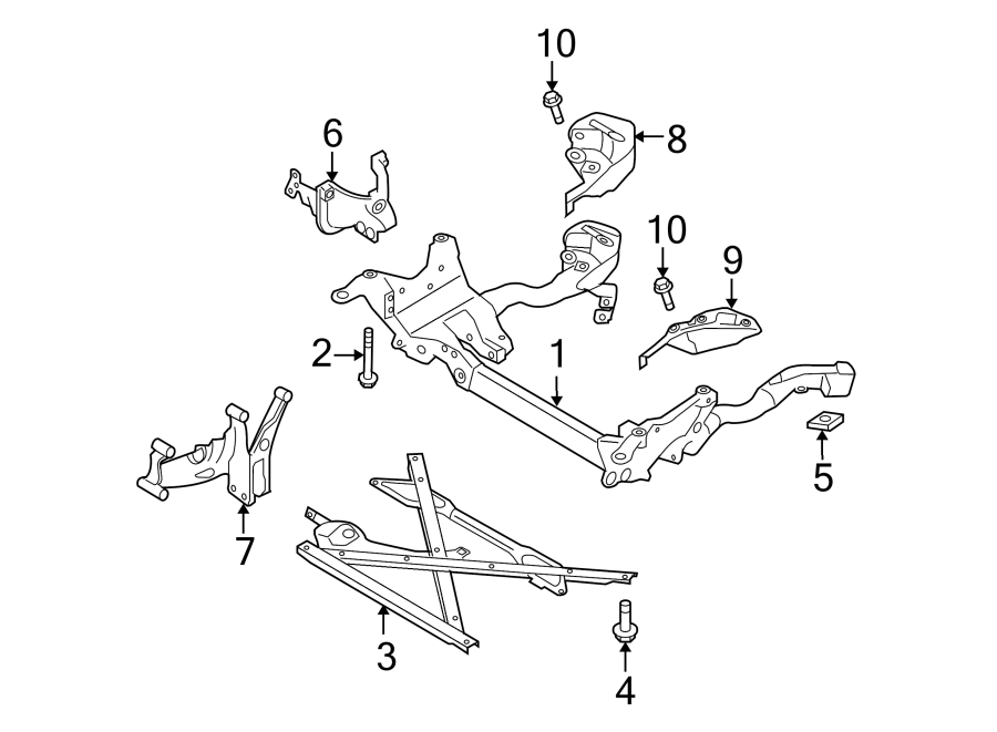 FRONT SUSPENSION. SUSPENSION MOUNTING.