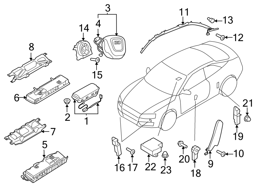 RESTRAINT SYSTEMS. AIR BAG COMPONENTS.