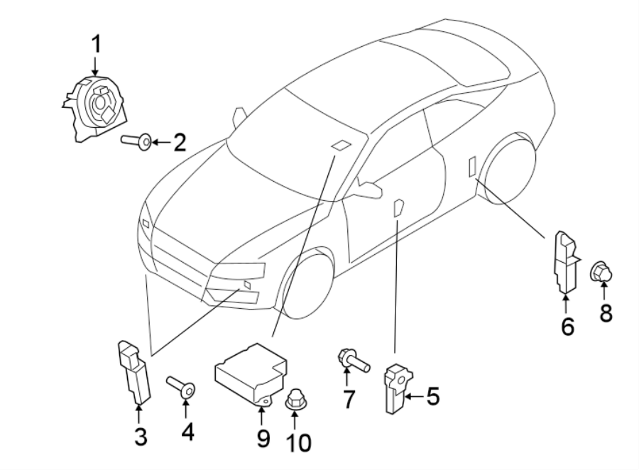 RESTRAINT SYSTEMS. AIR BAG COMPONENTS.