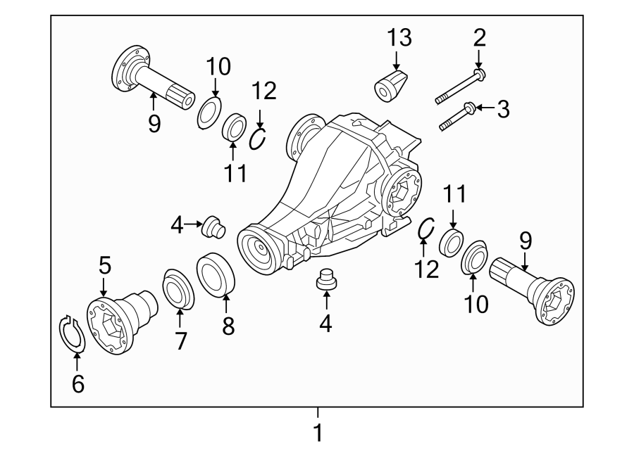 REAR SUSPENSION. AXLE & DIFFERENTIAL.