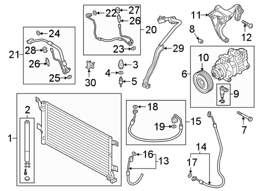 2AIR CONDITIONER & HEATER. COMPRESSOR & LINES. CONDENSER.https://images.simplepart.com/images/parts/motor/fullsize/1341145.png