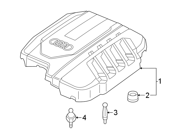 Engine / transaxle. Engine appearance cover.