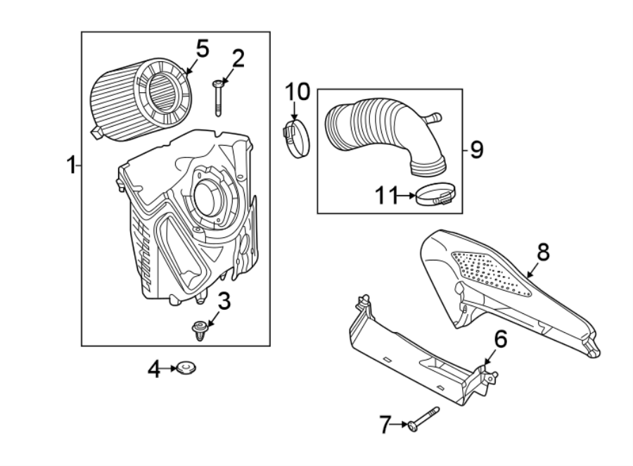 ENGINE / TRANSAXLE. AIR INTAKE.