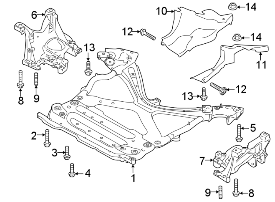 FRONT SUSPENSION. SUSPENSION MOUNTING.