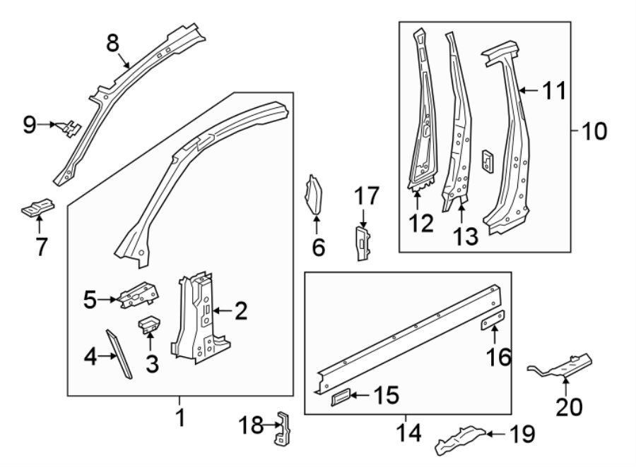 5PILLARS. ROCKER & FLOOR. HINGE PILLAR. ROCKER PANEL.https://images.simplepart.com/images/parts/motor/fullsize/1341665.png