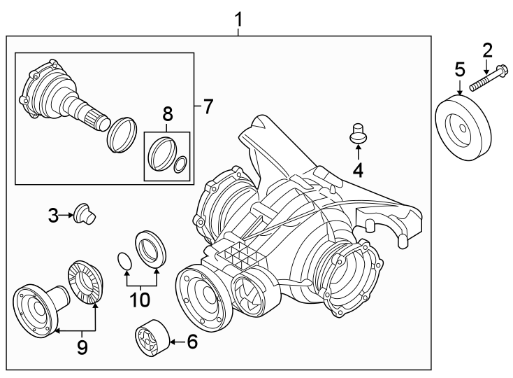 REAR SUSPENSION. AXLE & DIFFERENTIAL.