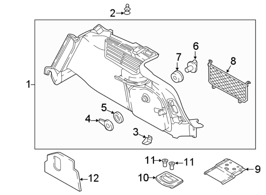 REAR BODY & FLOOR. INTERIOR TRIM.