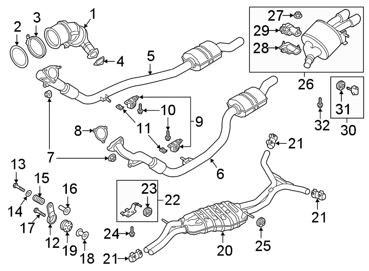 2EXHAUST SYSTEM. EXHAUST COMPONENTS.https://images.simplepart.com/images/parts/motor/fullsize/1343395.png