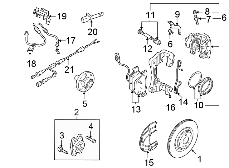 14Front suspension. Brake components.https://images.simplepart.com/images/parts/motor/fullsize/1343433.png