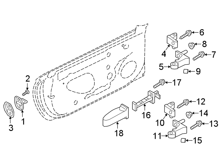 11FRONT DOOR. LOCK & HARDWARE.https://images.simplepart.com/images/parts/motor/fullsize/1343705.png