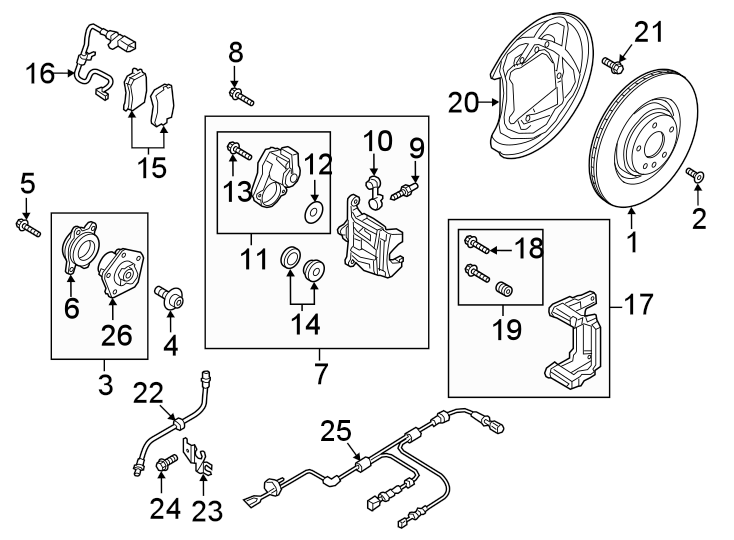 7Rear suspension. Brake components.https://images.simplepart.com/images/parts/motor/fullsize/1343750.png