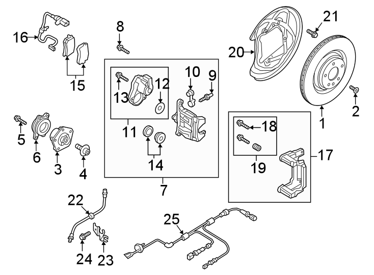 15Rear suspension. Brake components.https://images.simplepart.com/images/parts/motor/fullsize/1343753.png