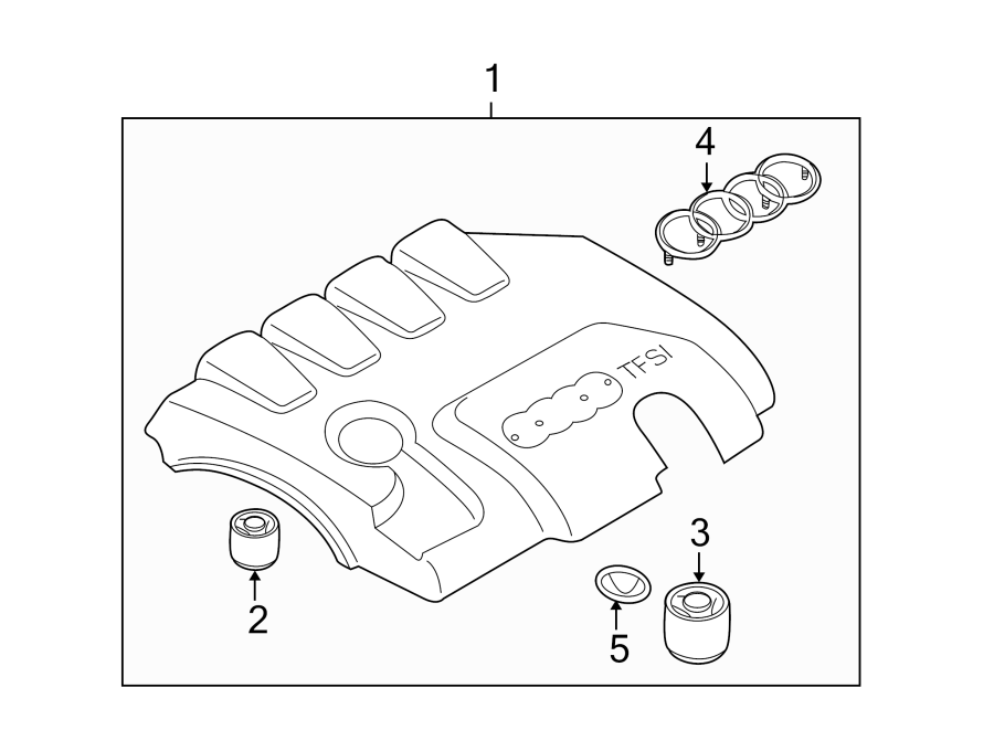 ENGINE / TRANSAXLE. ENGINE APPEARANCE COVER.