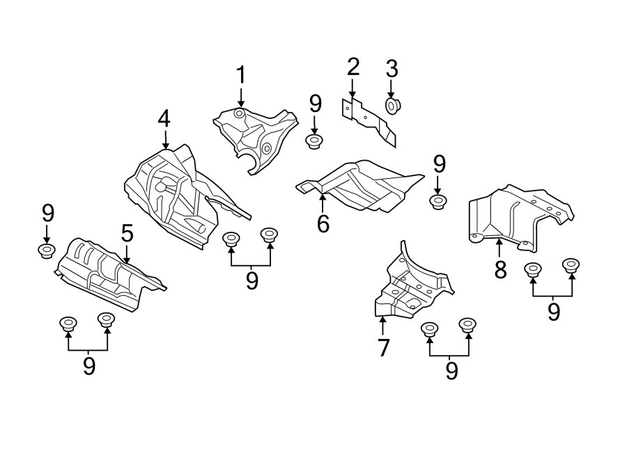 6EXHAUST SYSTEM. HEAT SHIELDS.https://images.simplepart.com/images/parts/motor/fullsize/1345415.png