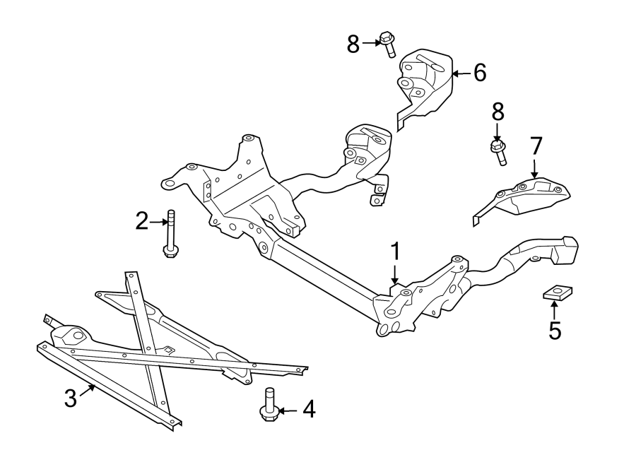 FRONT SUSPENSION. SUSPENSION MOUNTING.