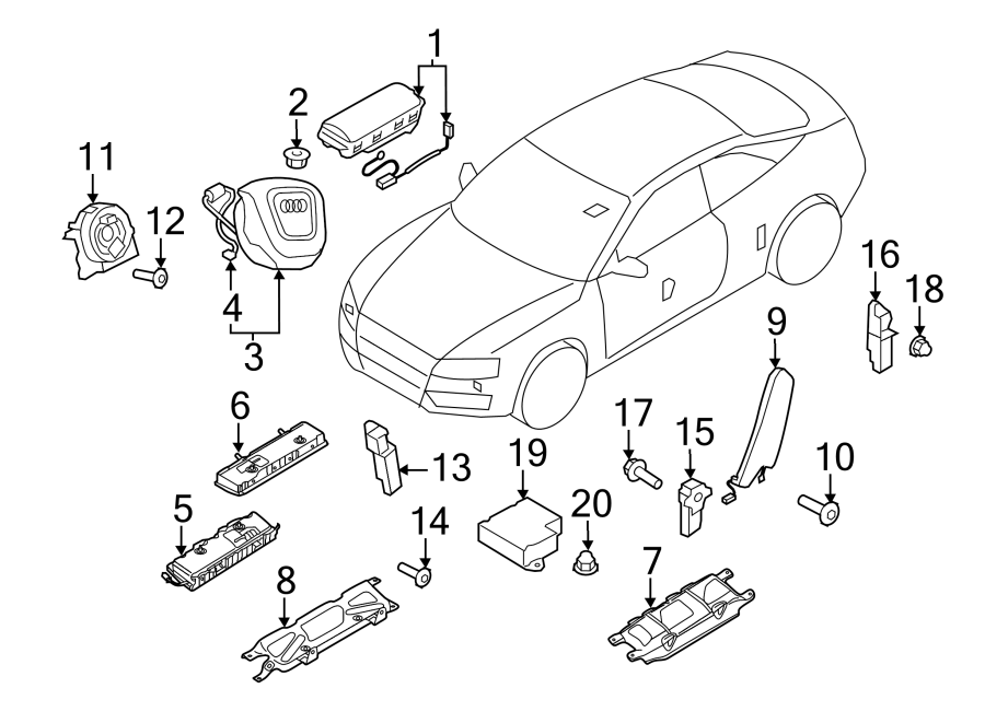 RESTRAINT SYSTEMS. AIR BAG COMPONENTS.