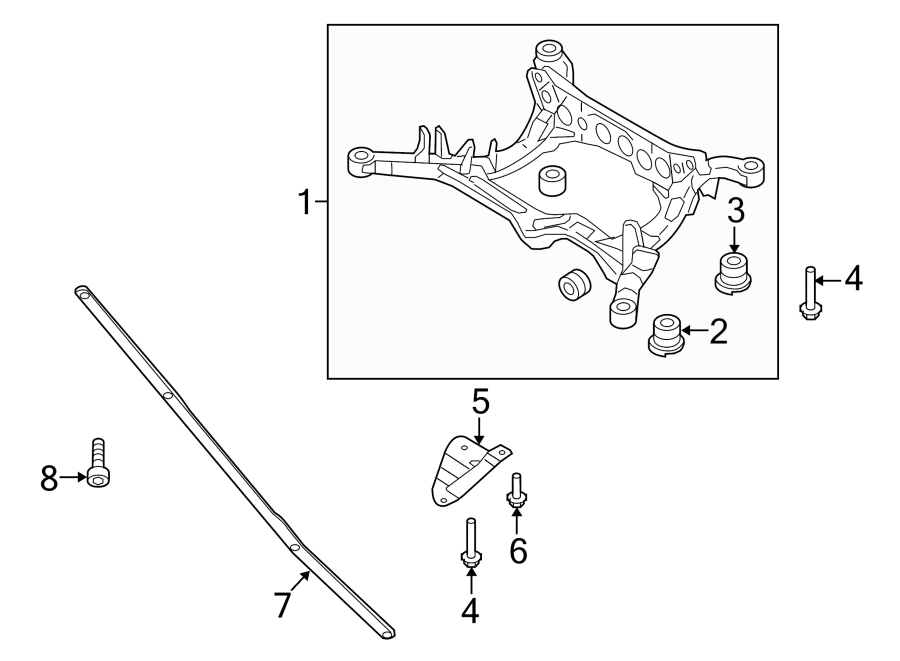 REAR SUSPENSION. SUSPENSION MOUNTING.