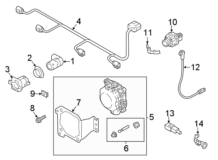 5Front bumper & grille. Front lamps. Electrical components.https://images.simplepart.com/images/parts/motor/fullsize/1346021.png