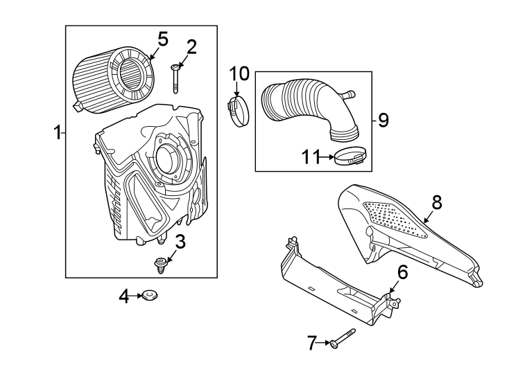 ENGINE / TRANSAXLE. AIR INTAKE.