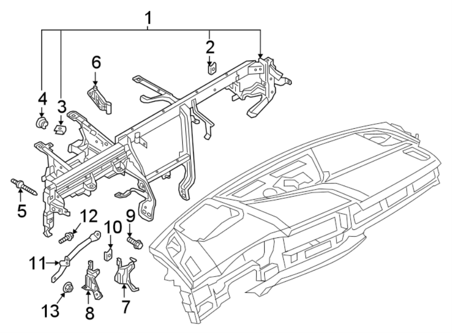 INSTRUMENT PANEL COMPONENTS.