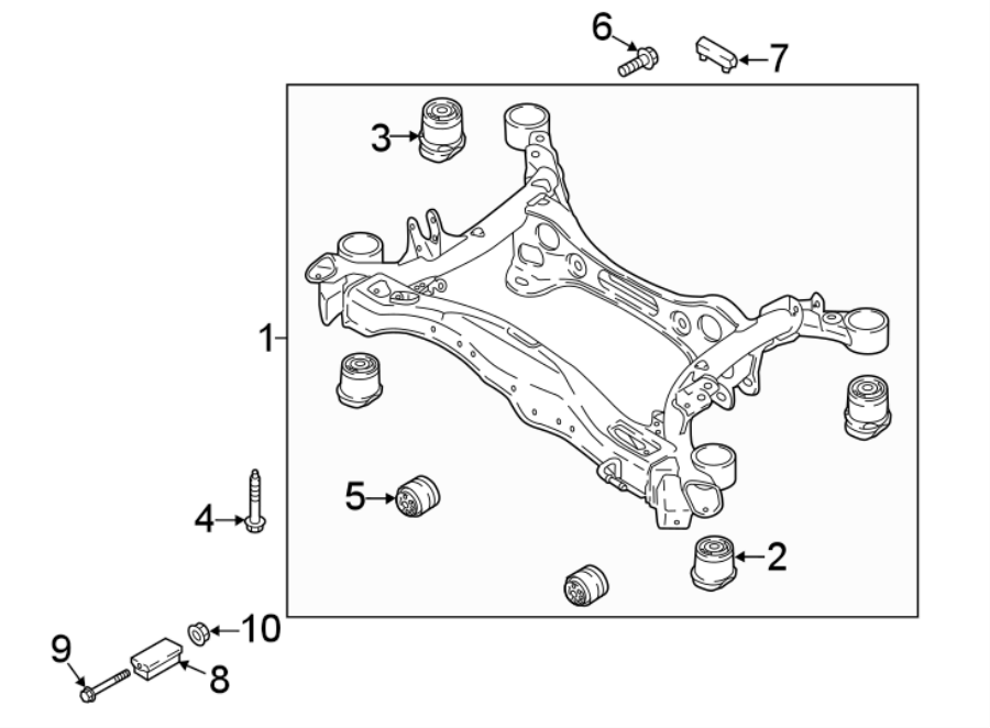 REAR SUSPENSION. SUSPENSION MOUNTING.