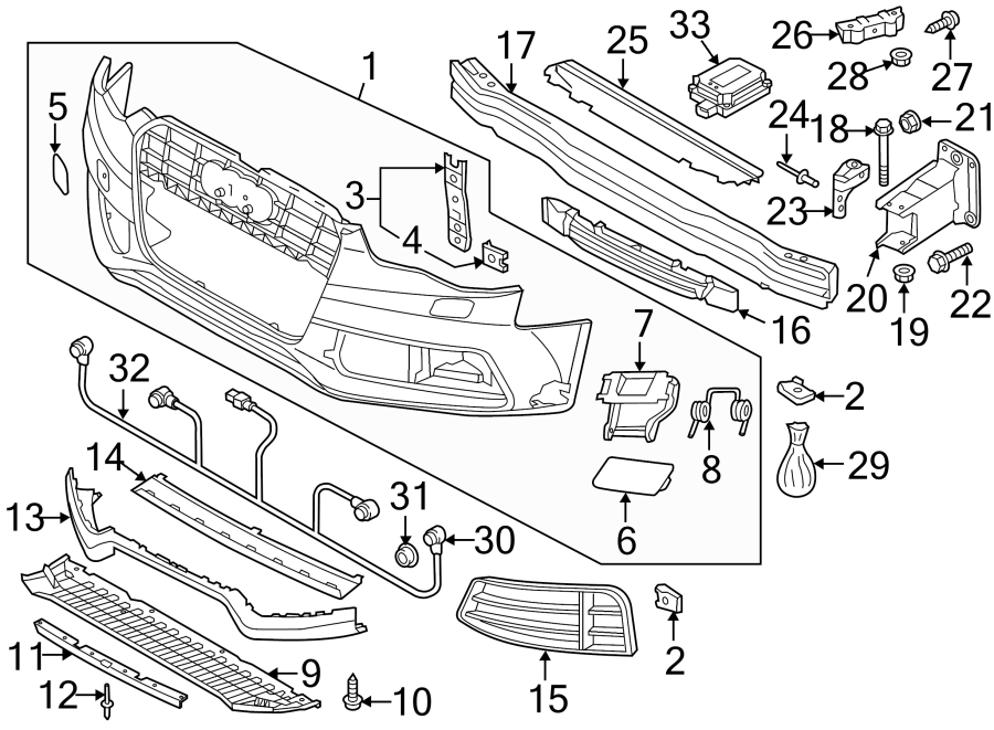 14Front bumper & grille. Bumper & components.https://images.simplepart.com/images/parts/motor/fullsize/1348005.png