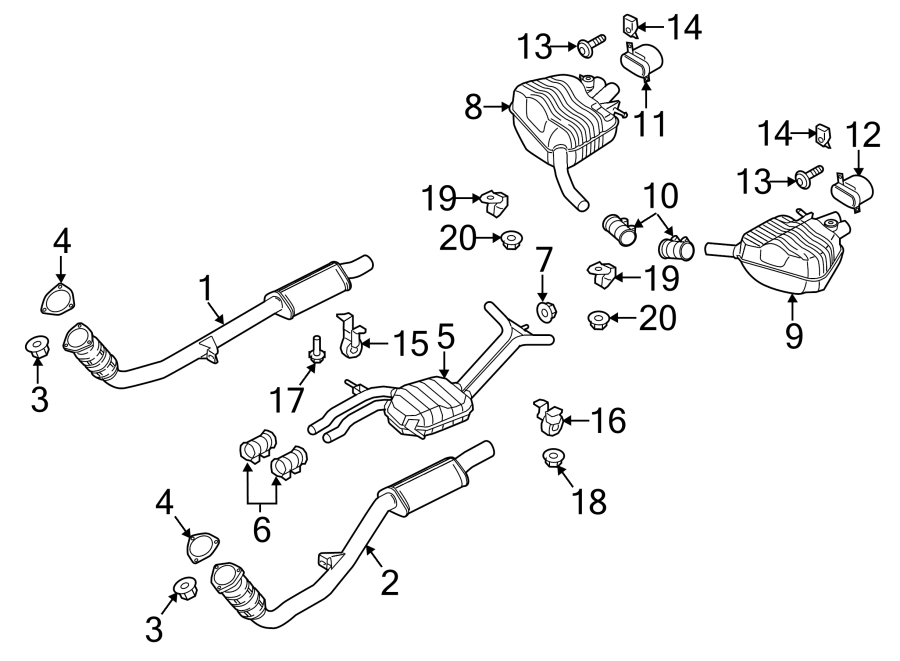 11Exhaust system. Exhaust components.https://images.simplepart.com/images/parts/motor/fullsize/1348280.png