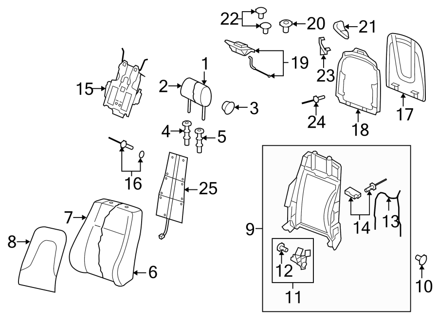 25SEATS & TRACKS. FRONT SEAT COMPONENTS.https://images.simplepart.com/images/parts/motor/fullsize/1348470.png