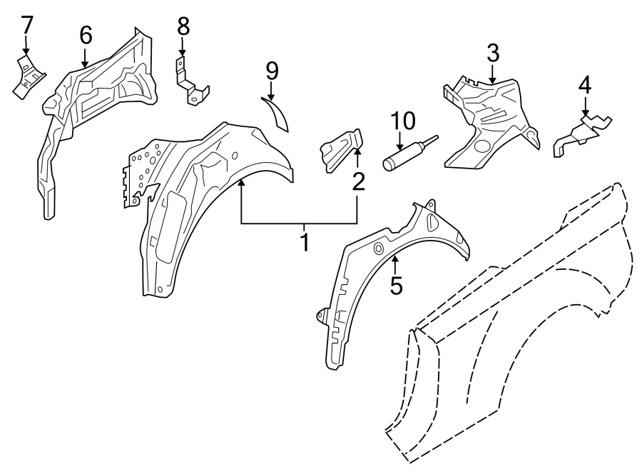 10QUARTER PANEL. INNER STRUCTURE.https://images.simplepart.com/images/parts/motor/fullsize/1348597.png